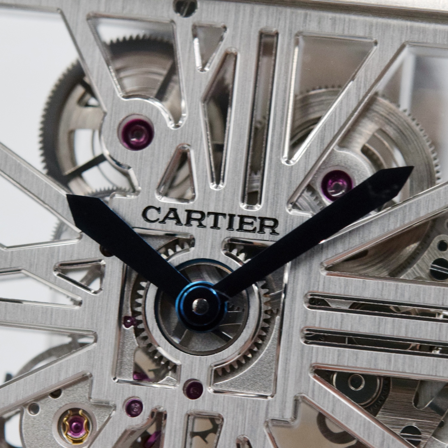 Cartier Tank MC Palladium Skeleton 3553 Manual Winding Watch ref