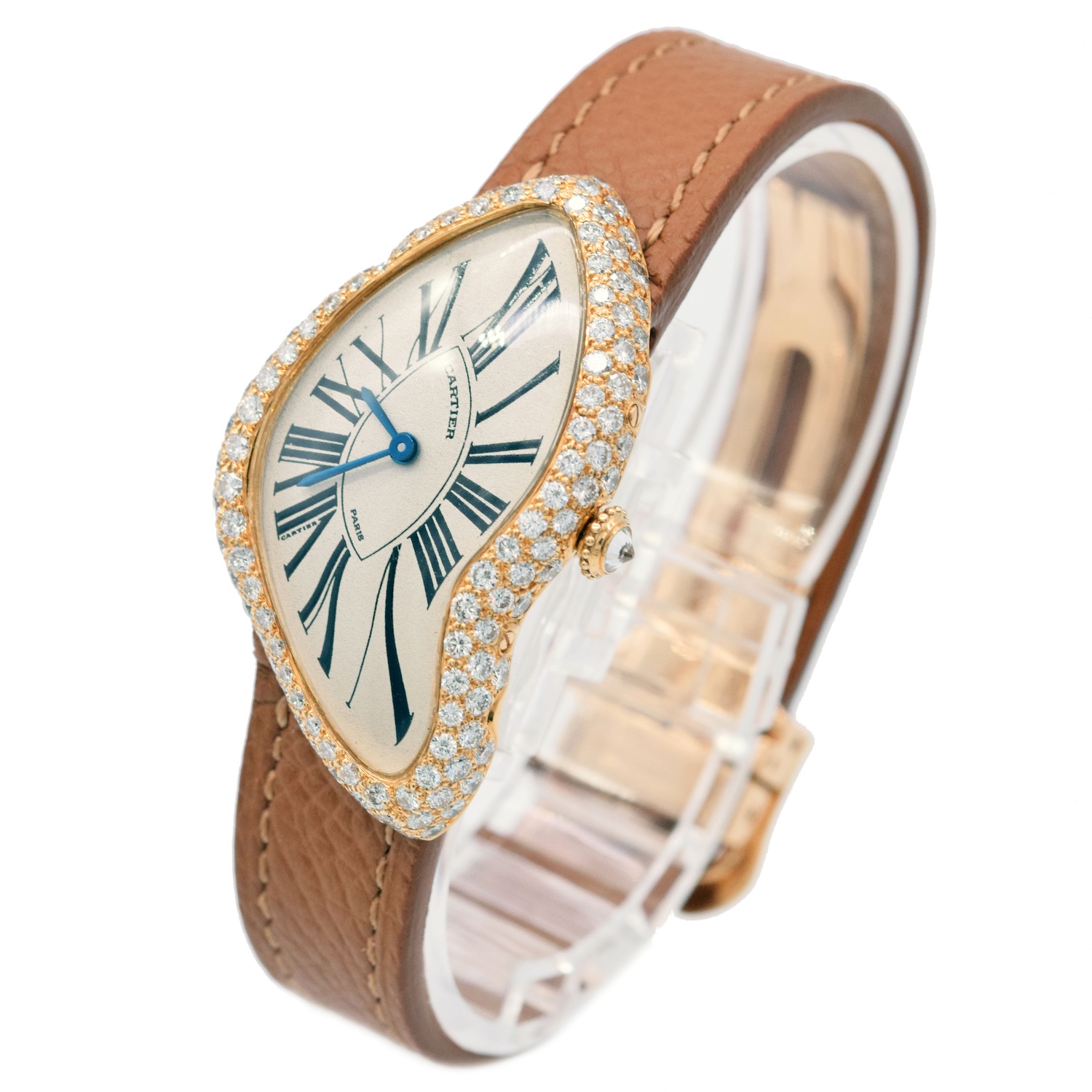 Cartier Paris Crash WL40635 18k Yellow Gold and Diamond-set Watch