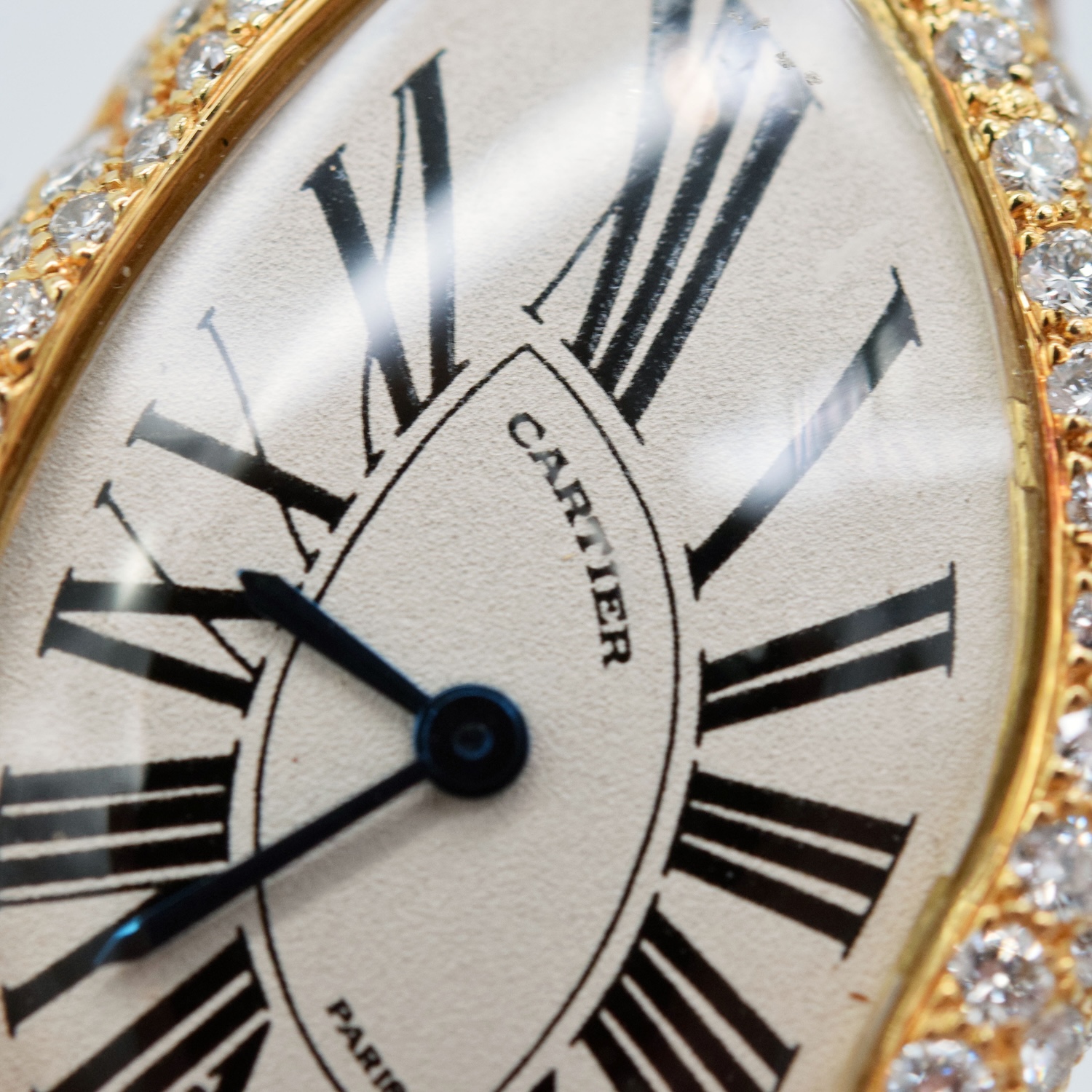 Cartier Paris Crash WL40635 18k Yellow Gold and Diamond-set Watch