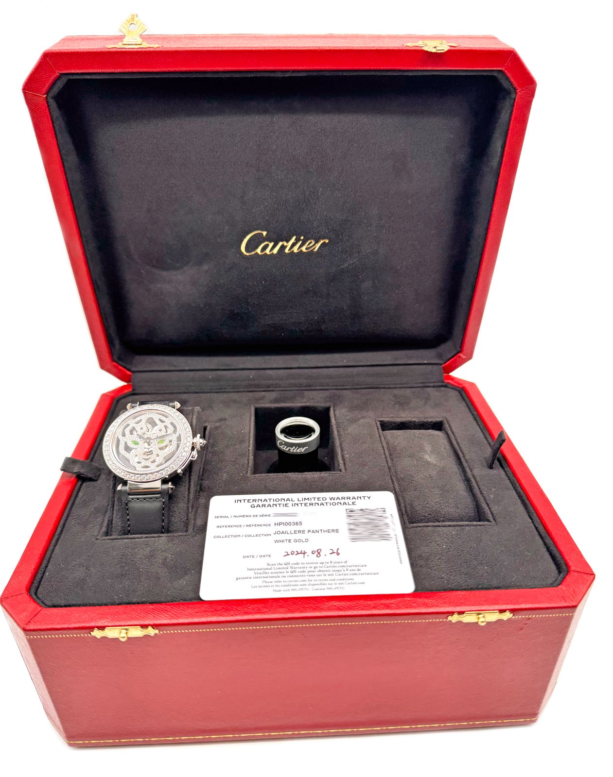 Cartier Pasha de Cartier 42mm Skeleton White Gold Diamond Manual