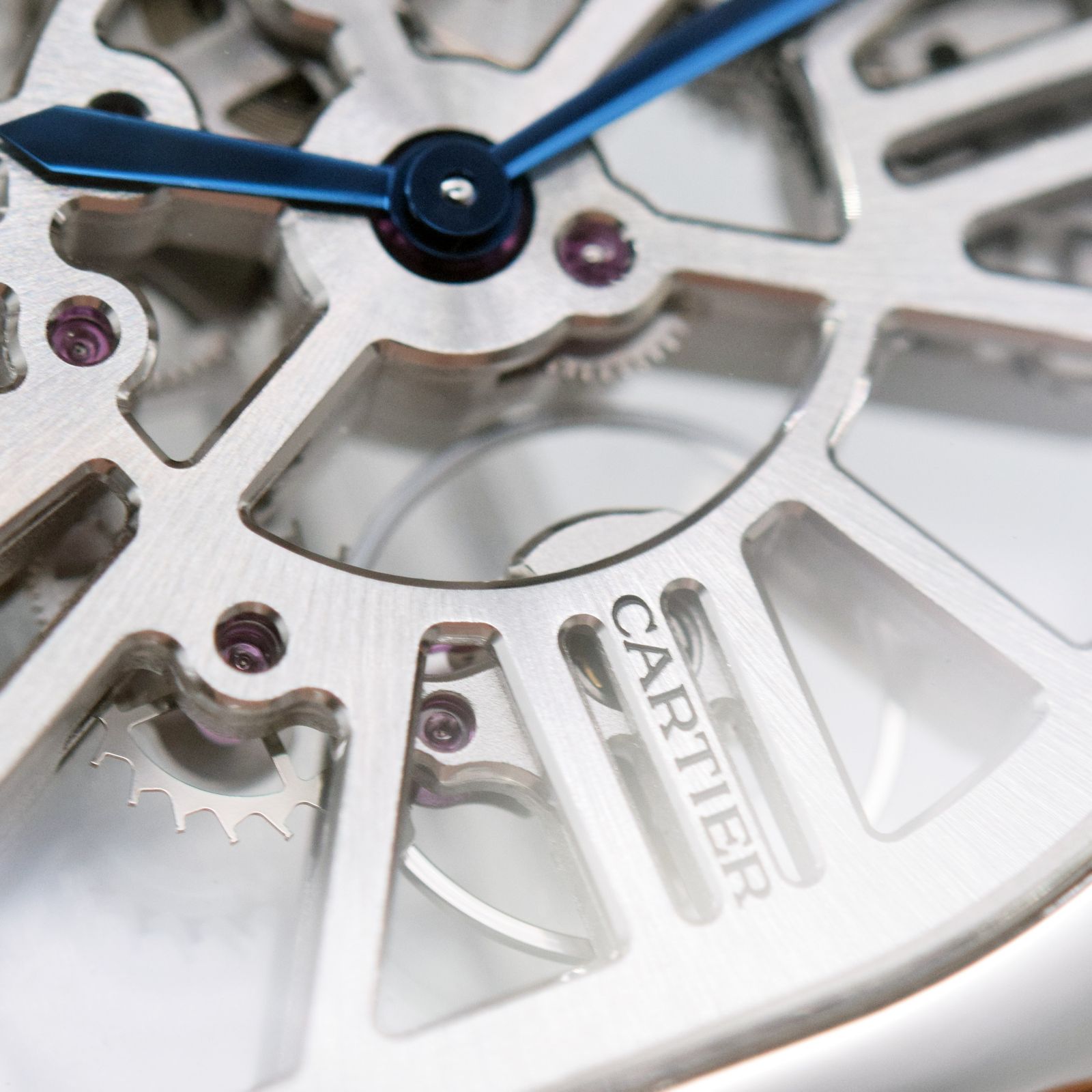 Cartier Cloche de Cartier Skeleton 4340 WHCC0003 Platinum Watch
