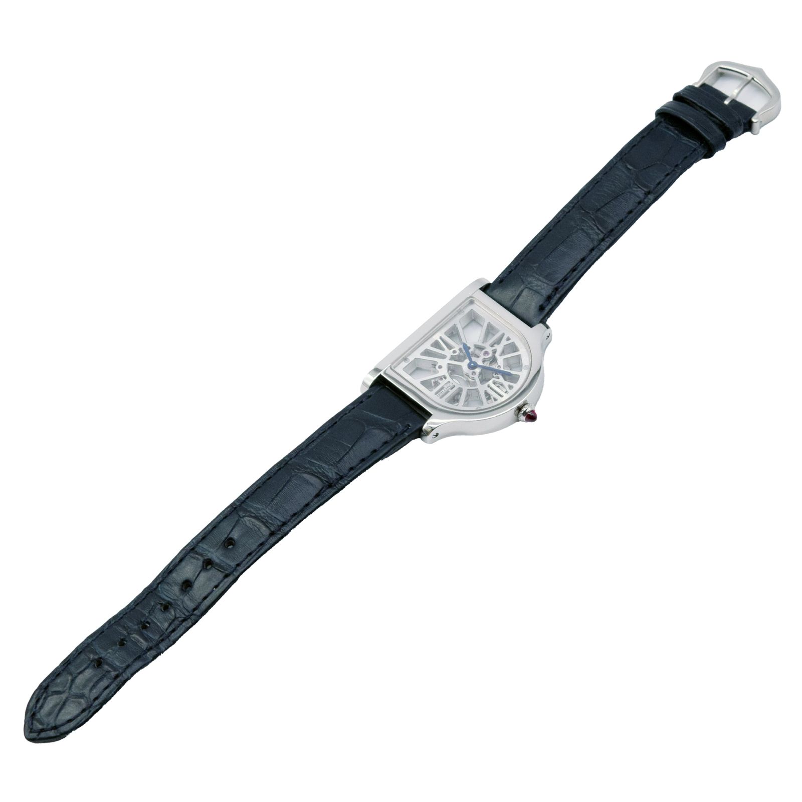 Cartier Cloche de Cartier Skeleton 4340 WHCC0003 Platinum Watch