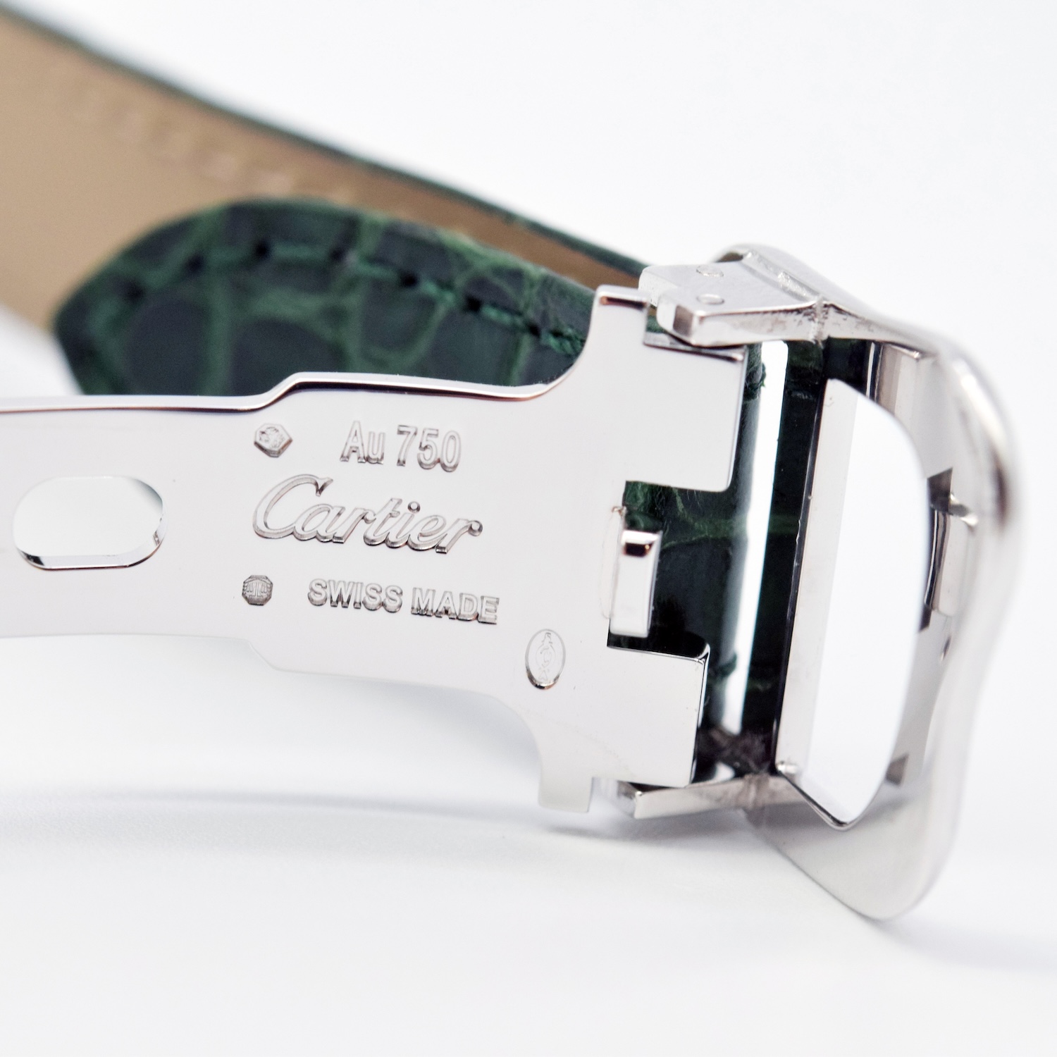 Cartier Crash NSO 4497 WGCH0135 18K White Gold Green Unique Piece